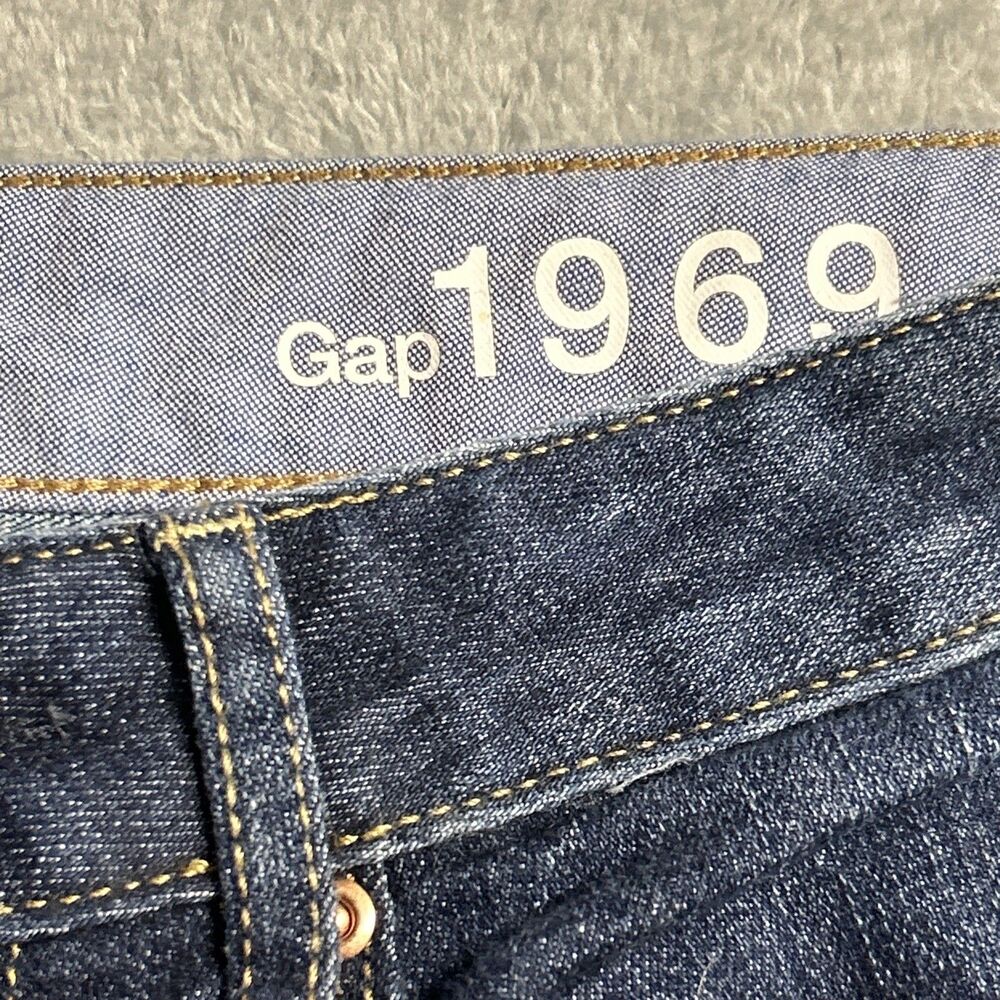 Gap 1969 Womens Jeans Sz. 27 4R Sexy Bootcut Dark Blue - Picture 7 of 16